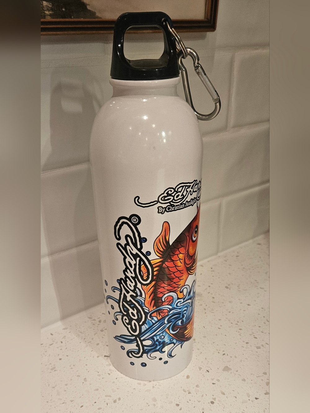 Ed Hardy Stainless Steel Water Bottle